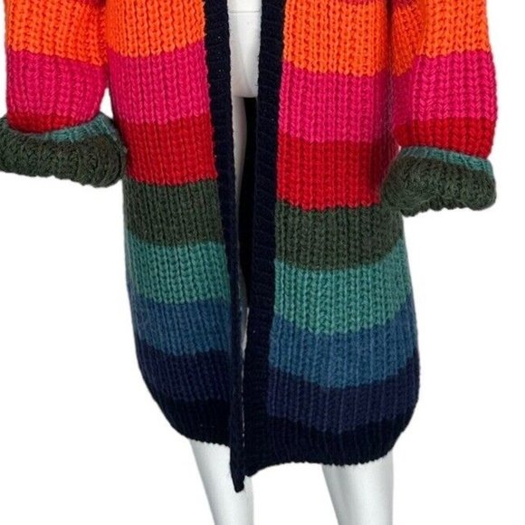 FARM Rio Multicolor Striped Cardigan - Picture 4 of 10